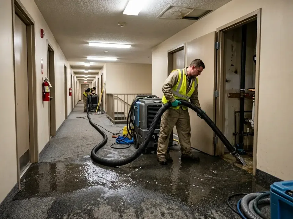 multi-unit-apartment-hallway-f-005 — frequently asked questions, Emergency Burst Pipe Water Extraction & Removal in Bradford…